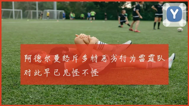 阿德尔曼怒斥多特恶劣行为雷霆队对此早已见怪不怪
